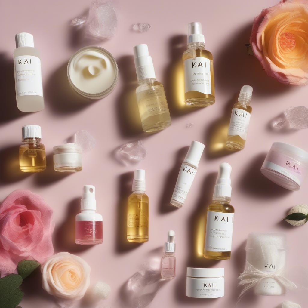 Various Kai Rose Oil Products