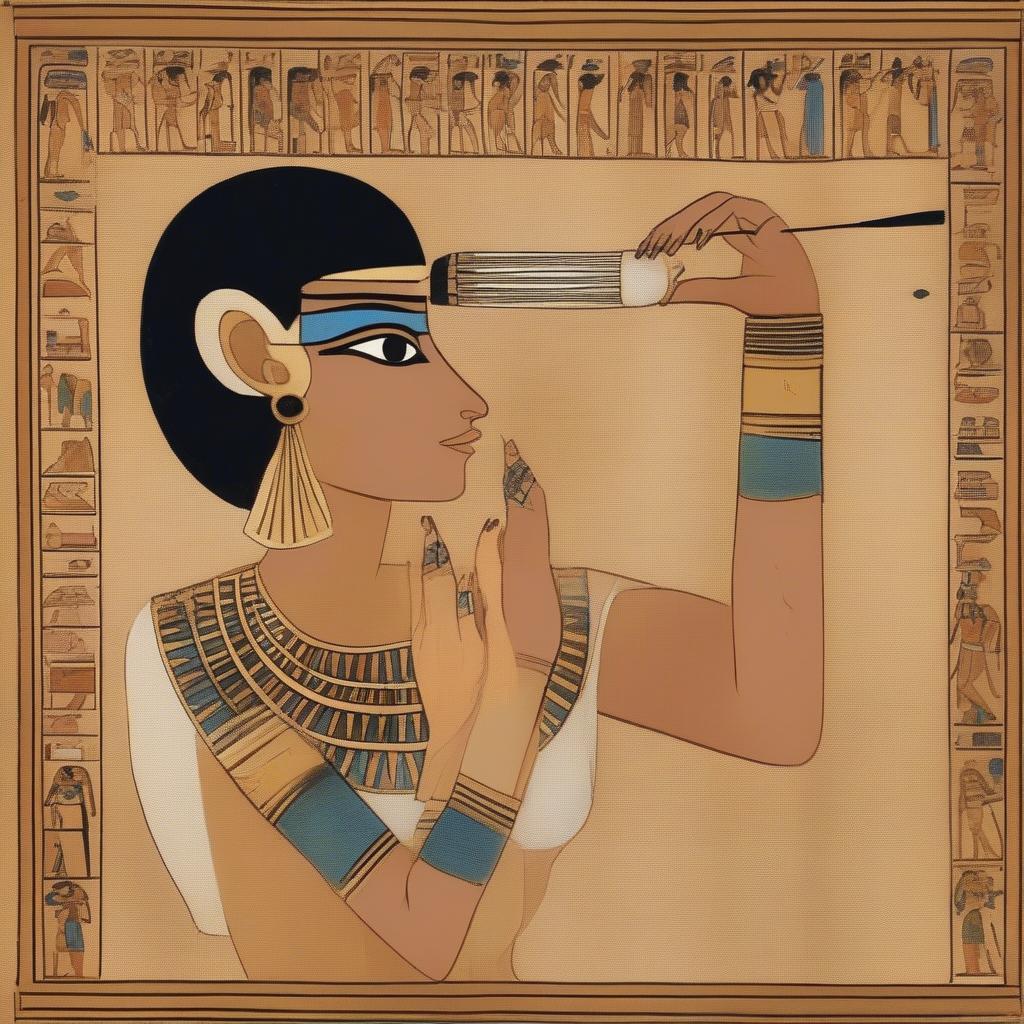 Ancient Egyptian Kohl Application