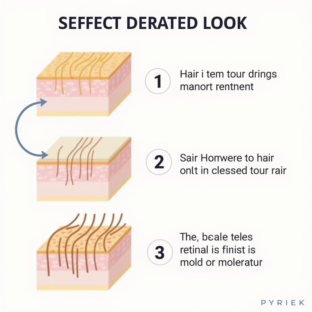 Keratin Treatment and Hair Color Process