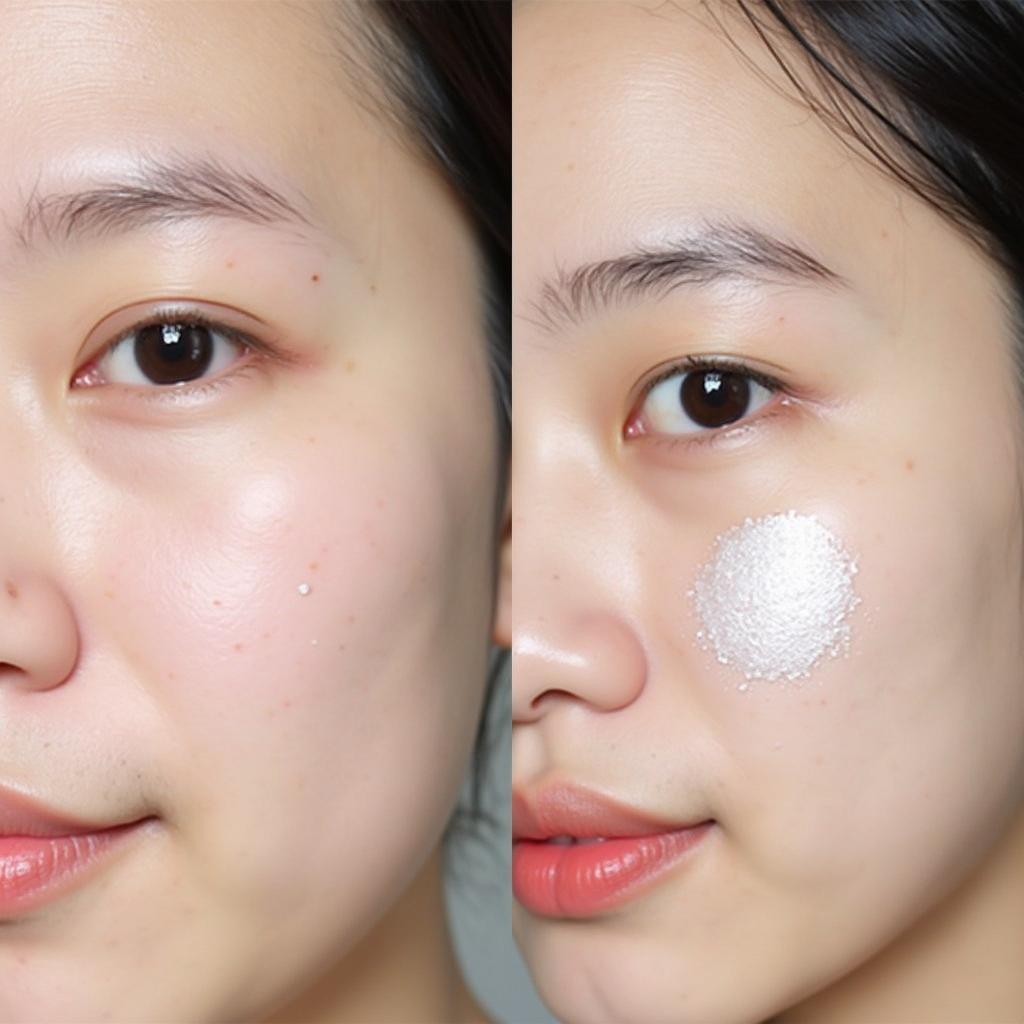 Korean Mattifying Primer Application