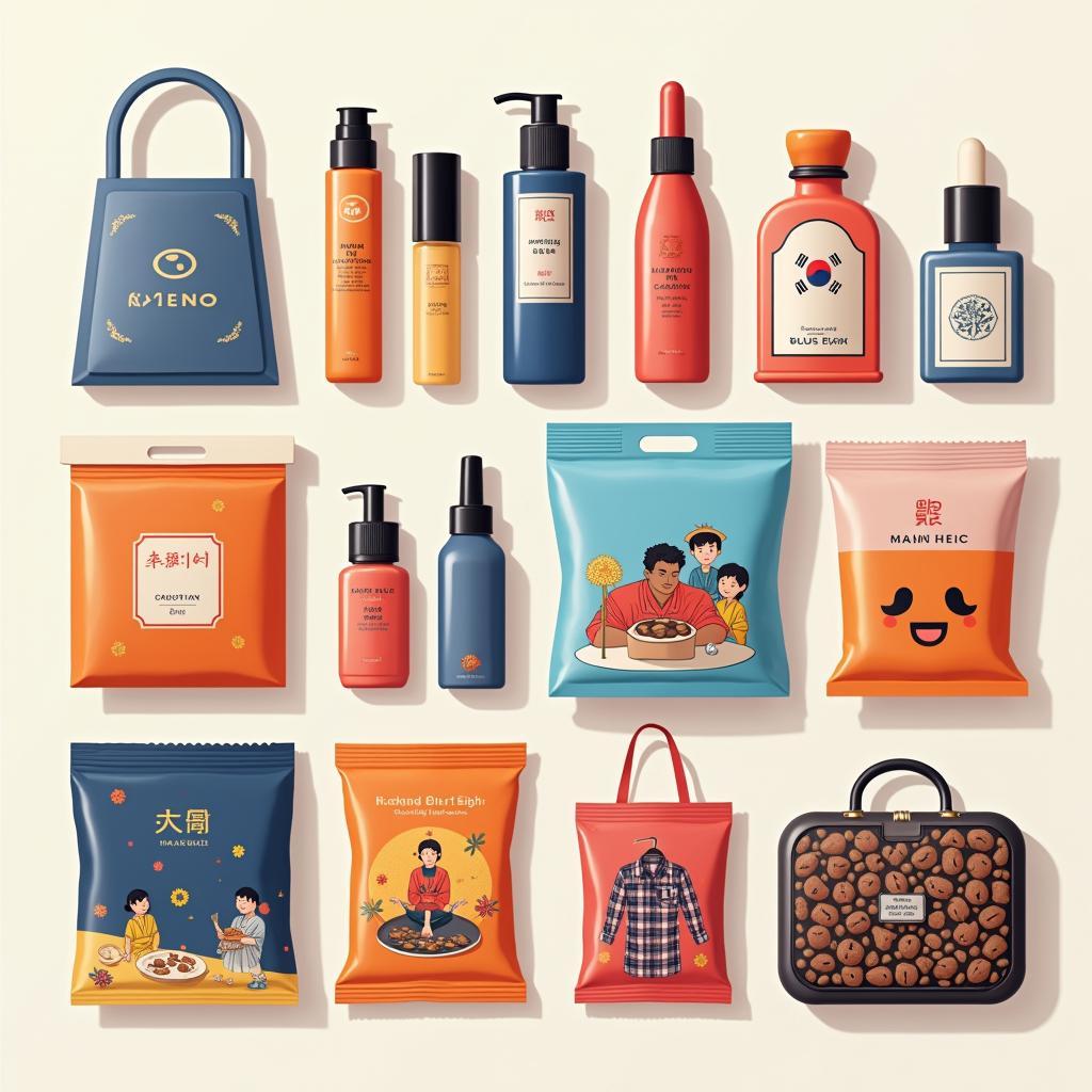 Variety of Korean products available for purchase online and in stores