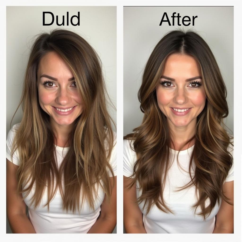 Kristin Ess Hair Results - Before and After