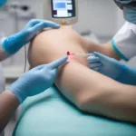 Laser Lipo Arms Procedure: A surgeon performing laser lipo on a patient's arm