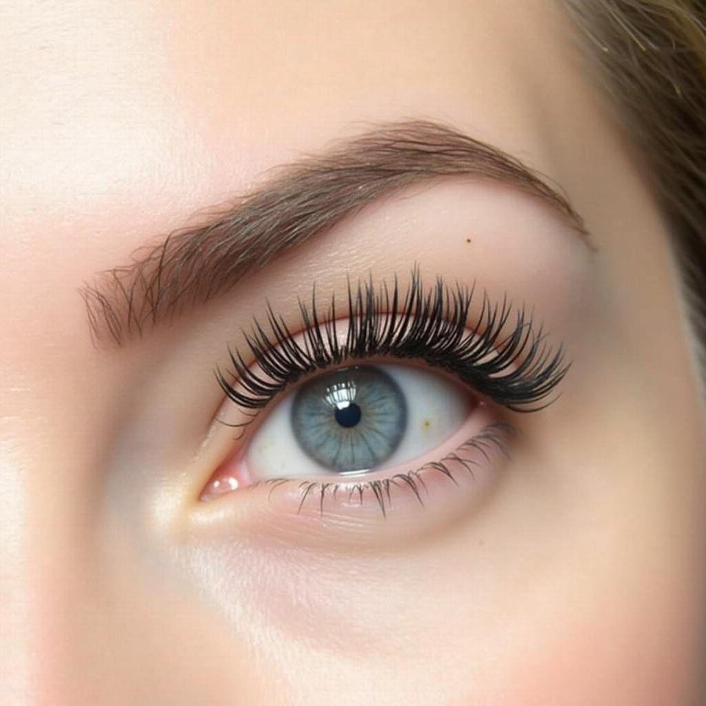 Lash Lift and Tint: The results of a lash lift and tint treatment.