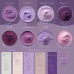 Various Shades of Lavender Hair Dye