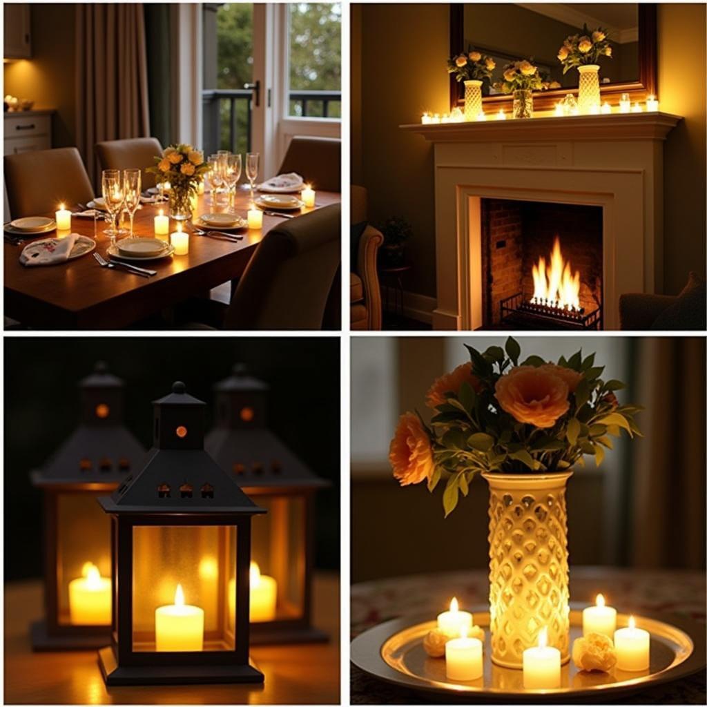 LED Tea Lights in Home Decor