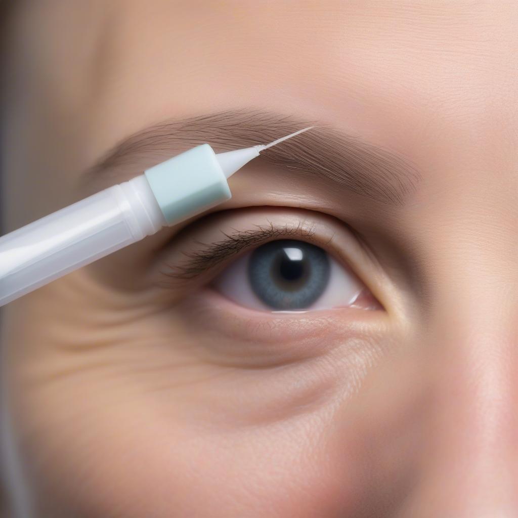 Lipiflow Activator on Eye During Treatment