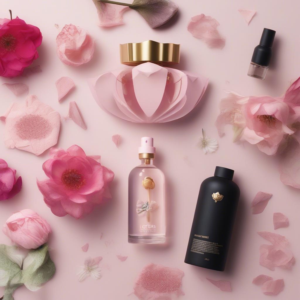 Reasons for Lotus Flowerbomb's Popularity: A visual representation of the factors contributing to the perfume's enduring popularity, such as its unique scent profile, iconic bottle design, and cultural impact.