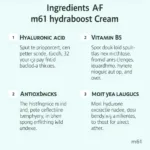 Key Ingredients in m61 Hydraboost Cream