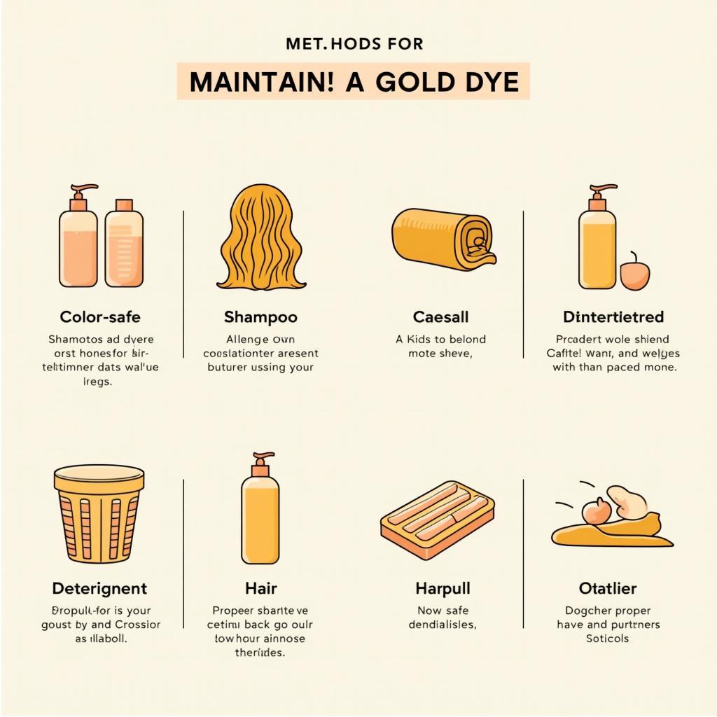 Maintaining Gold Dye