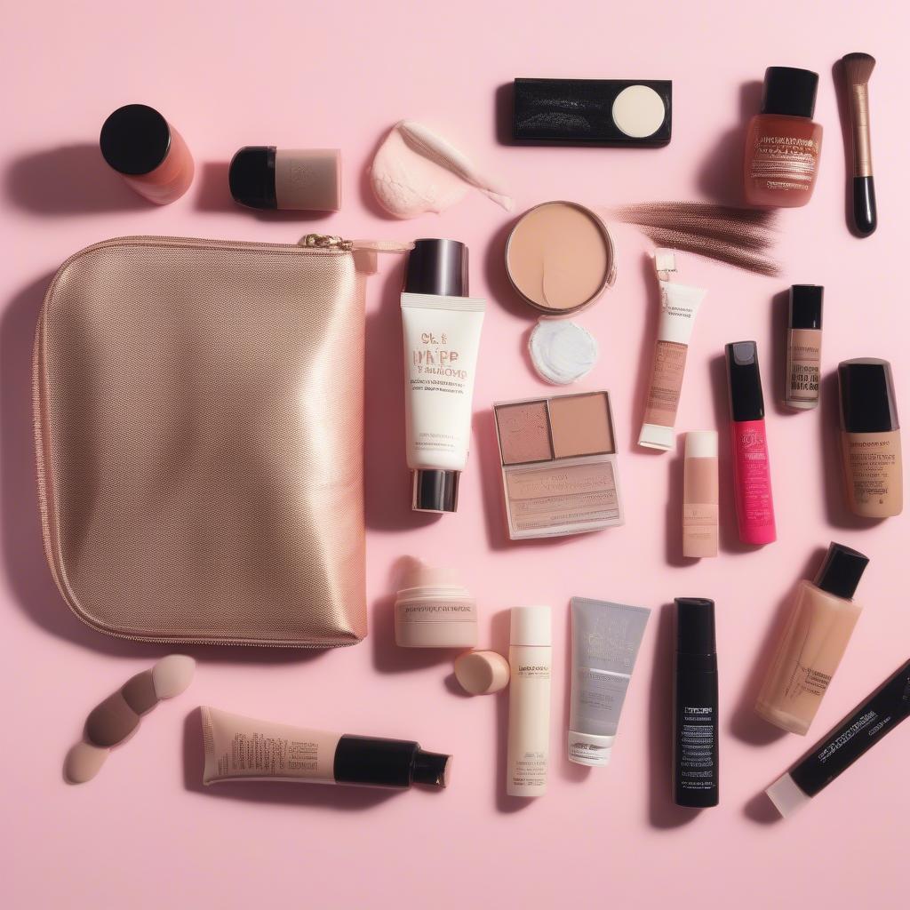 Essential Makeup Items for Travel Packed in a Clutch