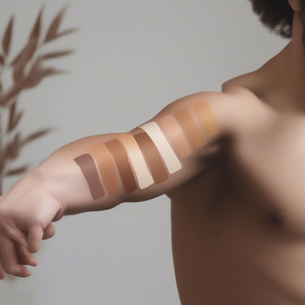 Matching tinted moisturiser to skin tone