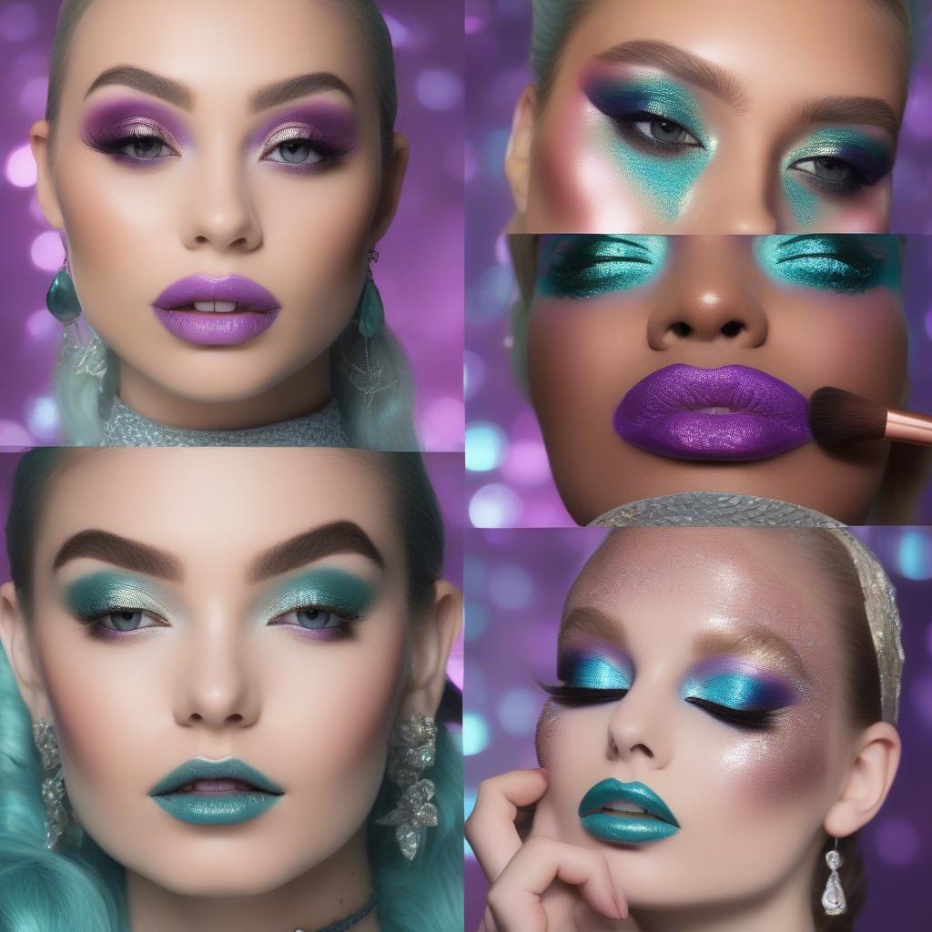 Different Mermaid-Inspired Makeup Looks