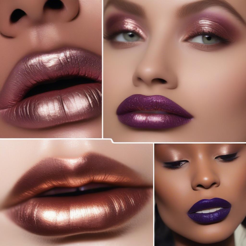 Metallic Lipstick Looks for Day, Evening, and Special Events