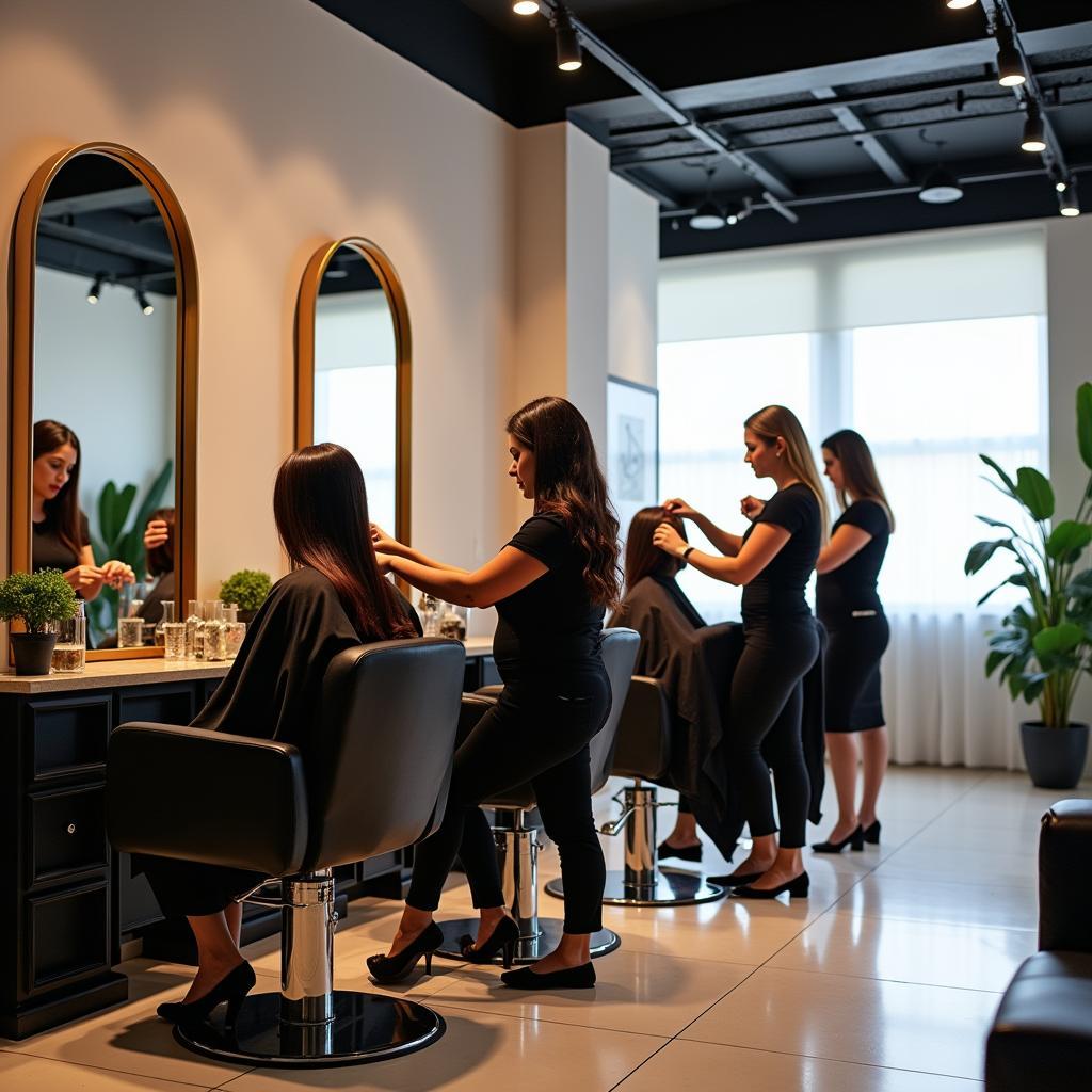 Miami Salon Specializing in French Haircut