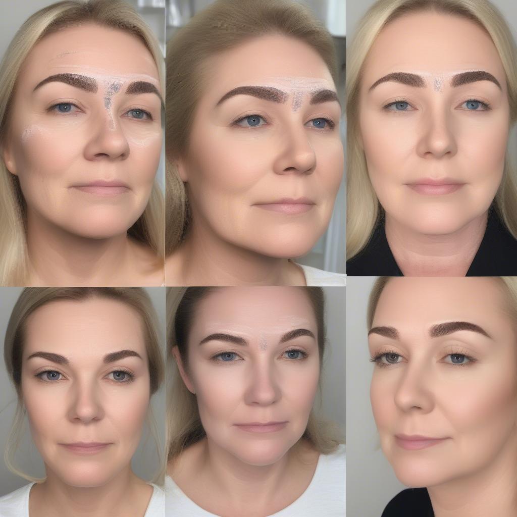 Microblading Procedure for Blonde Eyebrows