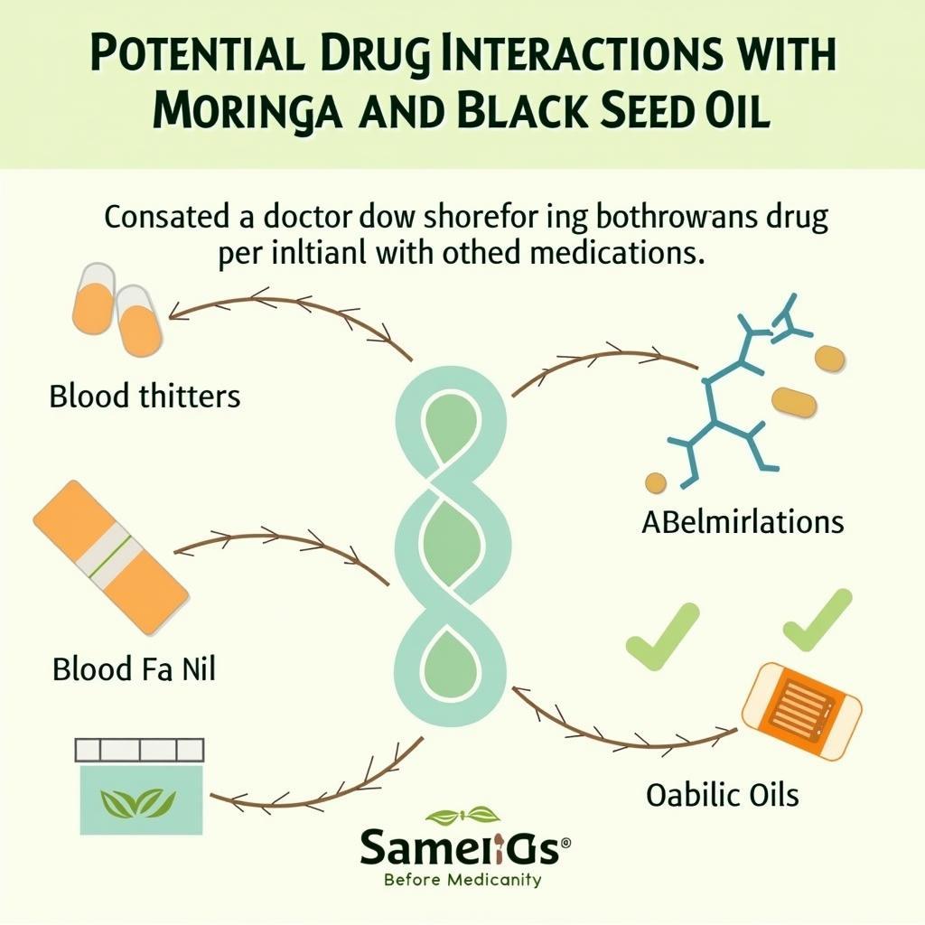 Moringa and Black Seed Oil Drug Interactions