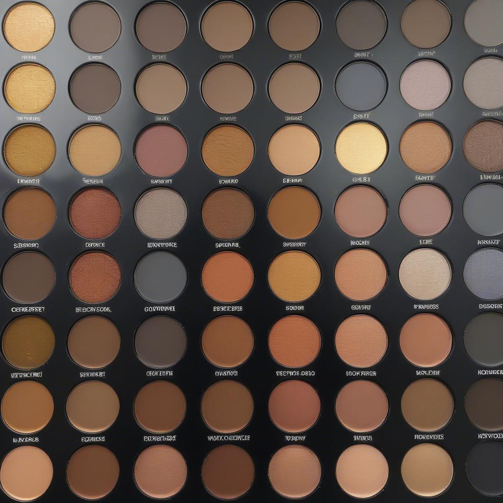 Morphe Ready Set Gold Palette Swatches