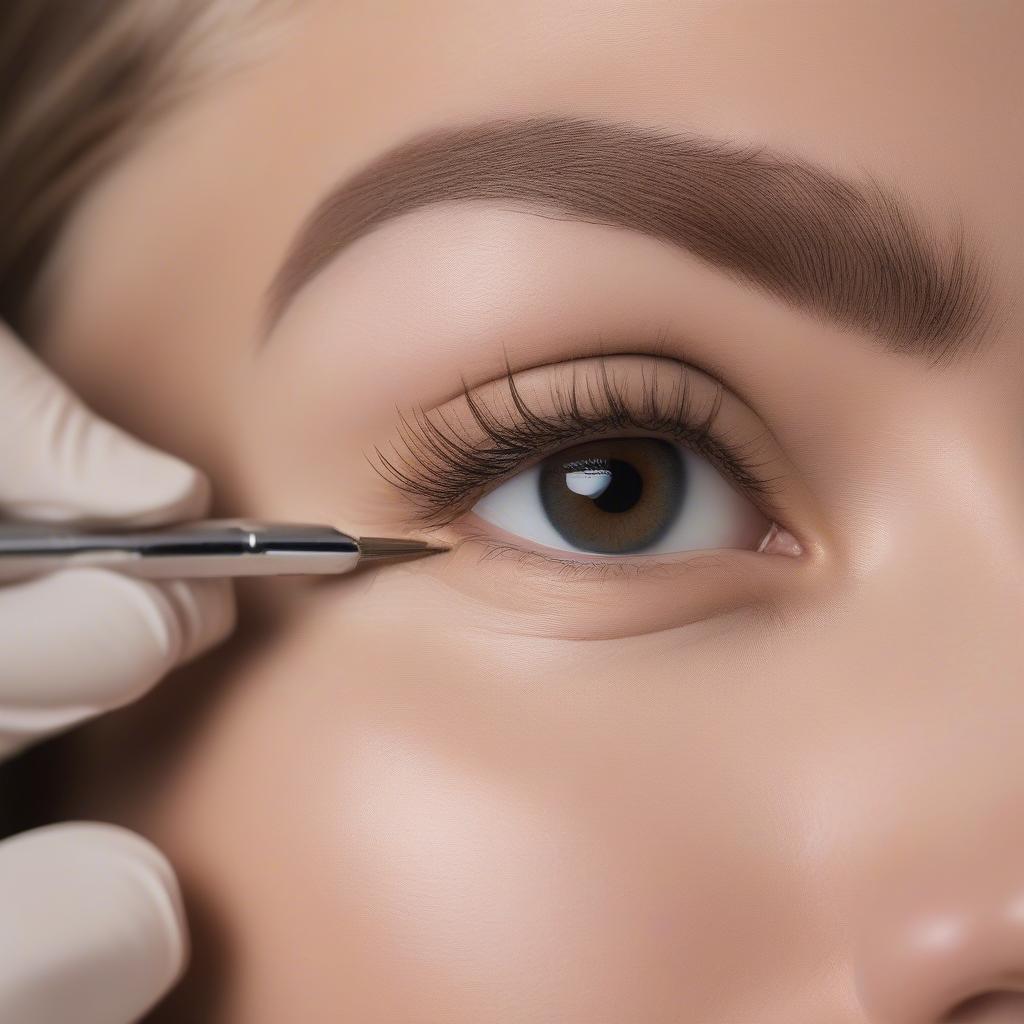 Natural Blonde Microblading Procedure