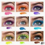 Neon Mascara Shades for Different Eye Colors