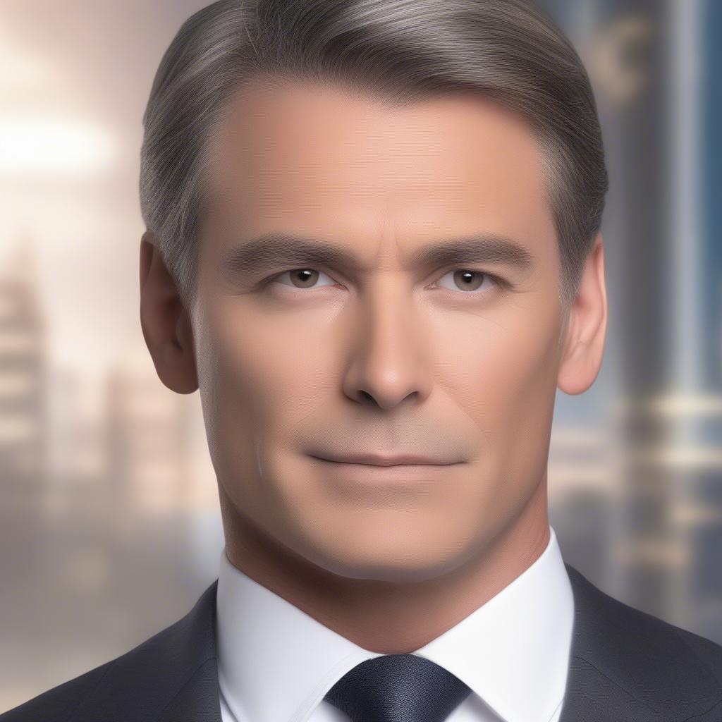 News Anchor with a Toupee