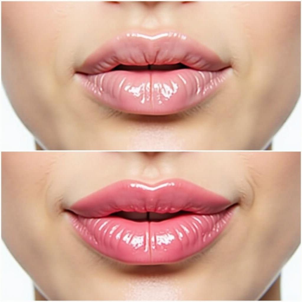 Niacin Lip Plumper Before & After Photos