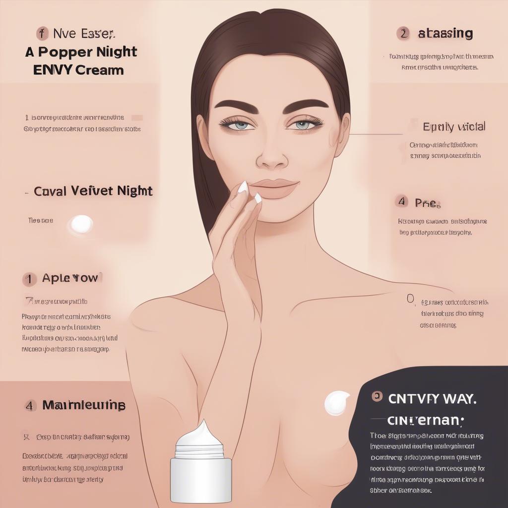 Night Cream Application Routine