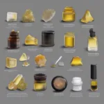 Various Forms of Oil Kush Concentrates