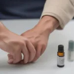 Applying Oil Roll-On Cologne