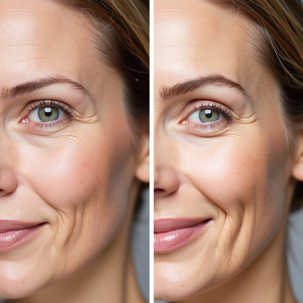 Olay Retinol 24 Before and After: Wrinkle Reduction