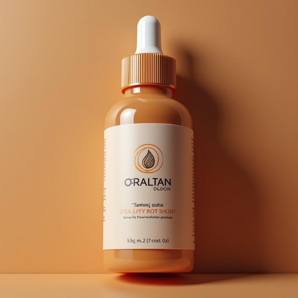 Bottle of Oral Tan Drops