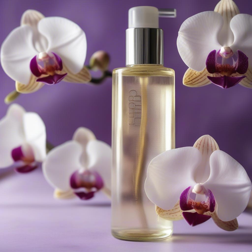 Orchid Hair Oil Bottle