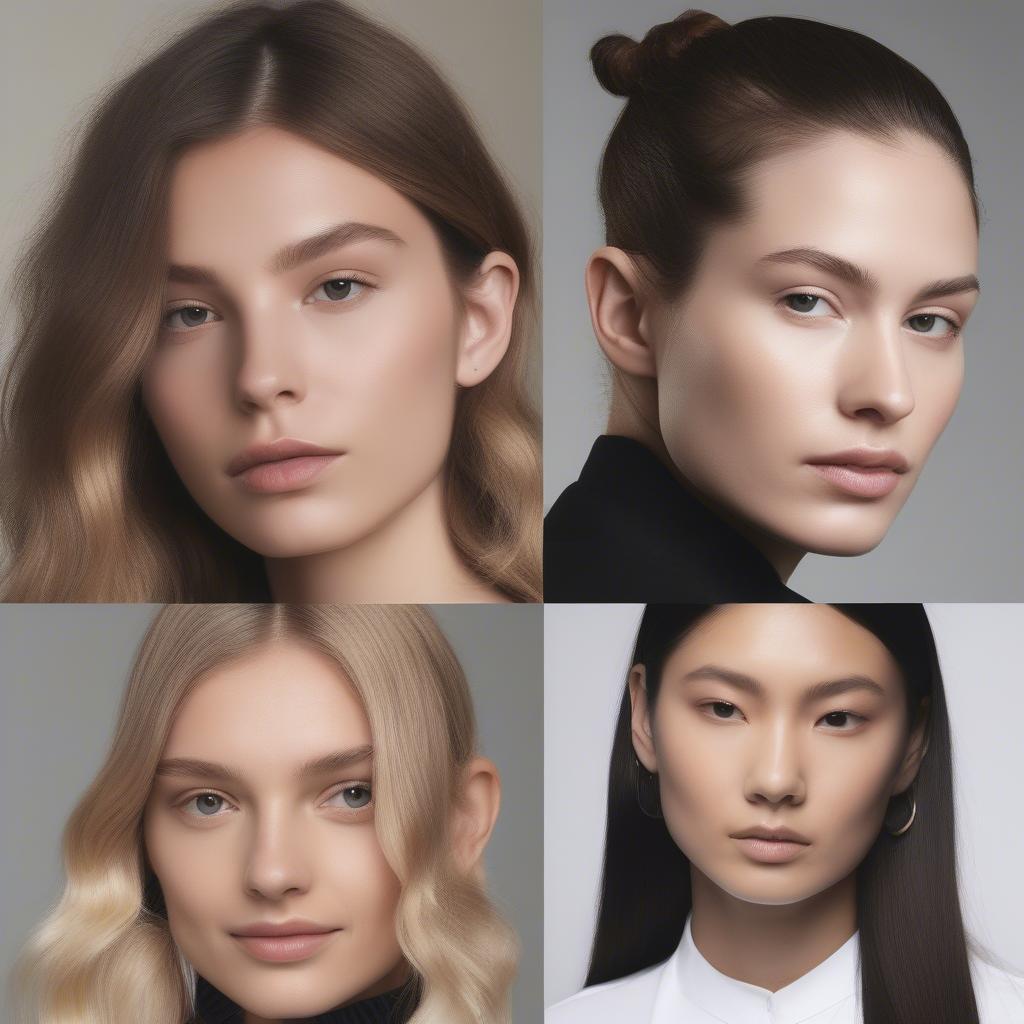 Hairstyles Achieved Using Ouai and Oribe Products