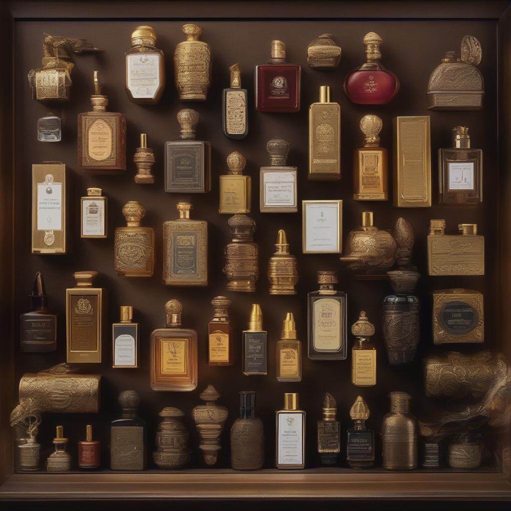 Variety of Oudh Cologne Bottles