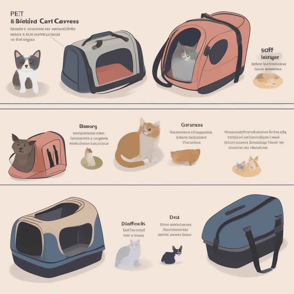 Various Pet Carrier Options