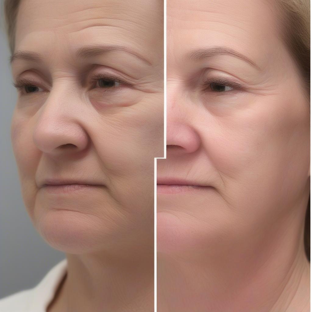 Phenol Peel Before and After Wrinkle Reduction