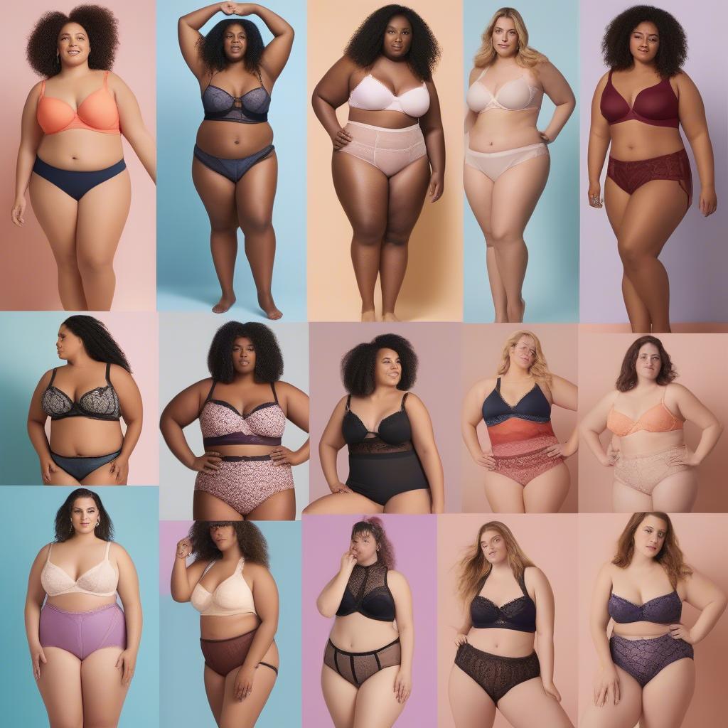 Variety of Plus Size Panties