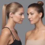 Ponytail Face Before and After