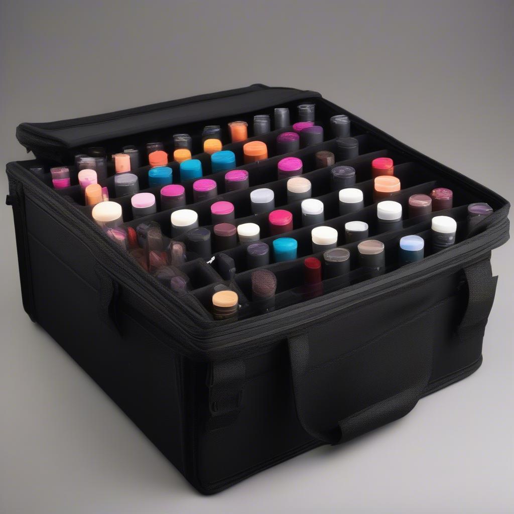 Portable Hair Color Tube Organizer Case