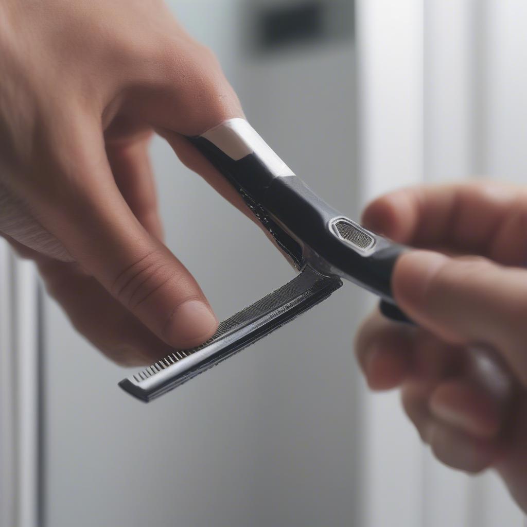 Correct Grip and Angle for Butterfly Razor Shaving