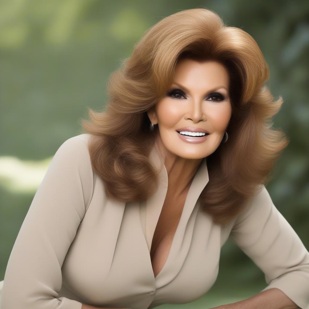 Raquel Welch Recent Hair Style