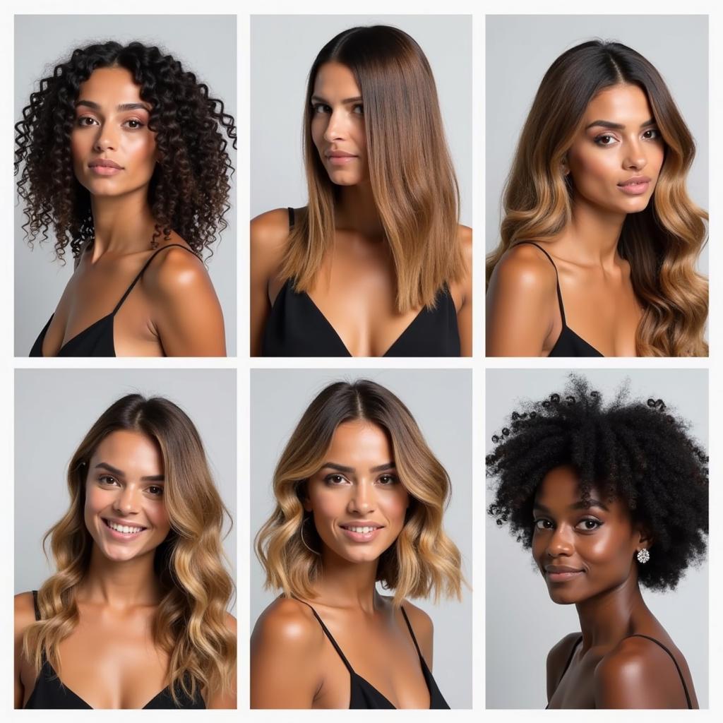 Different Hairstyles Achieved with r+co Wall St Strong Hold Gel