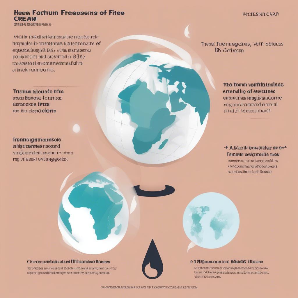 Why Choose Titanium Dioxide Free: An infographic depicting the reasons for choosing titanium dioxide free BB cream, including skin sensitivity, nanoparticle concerns, and environmental impact.