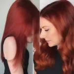 Before and After Redhead Root Touch Up