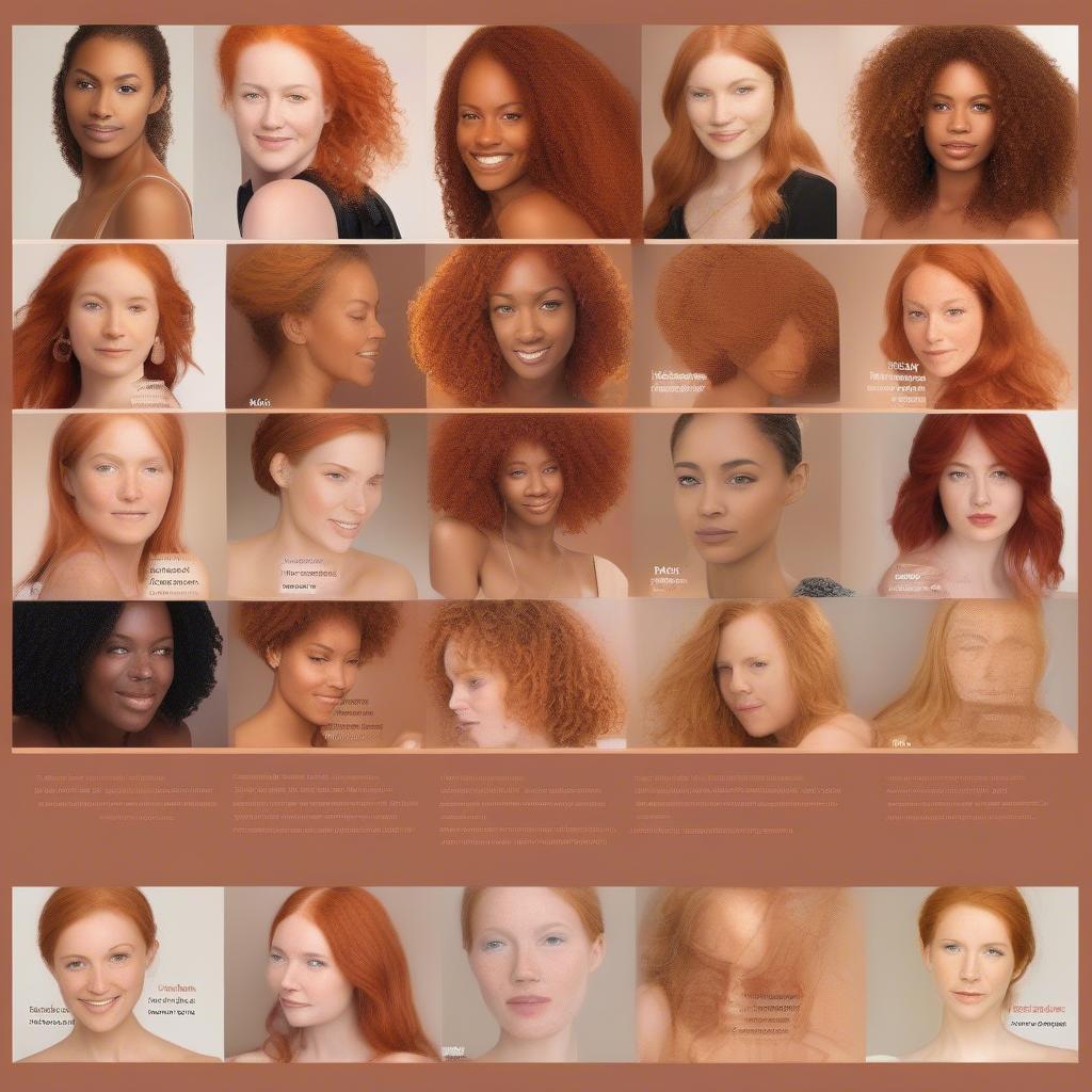 Redhead Skin Tone Examples