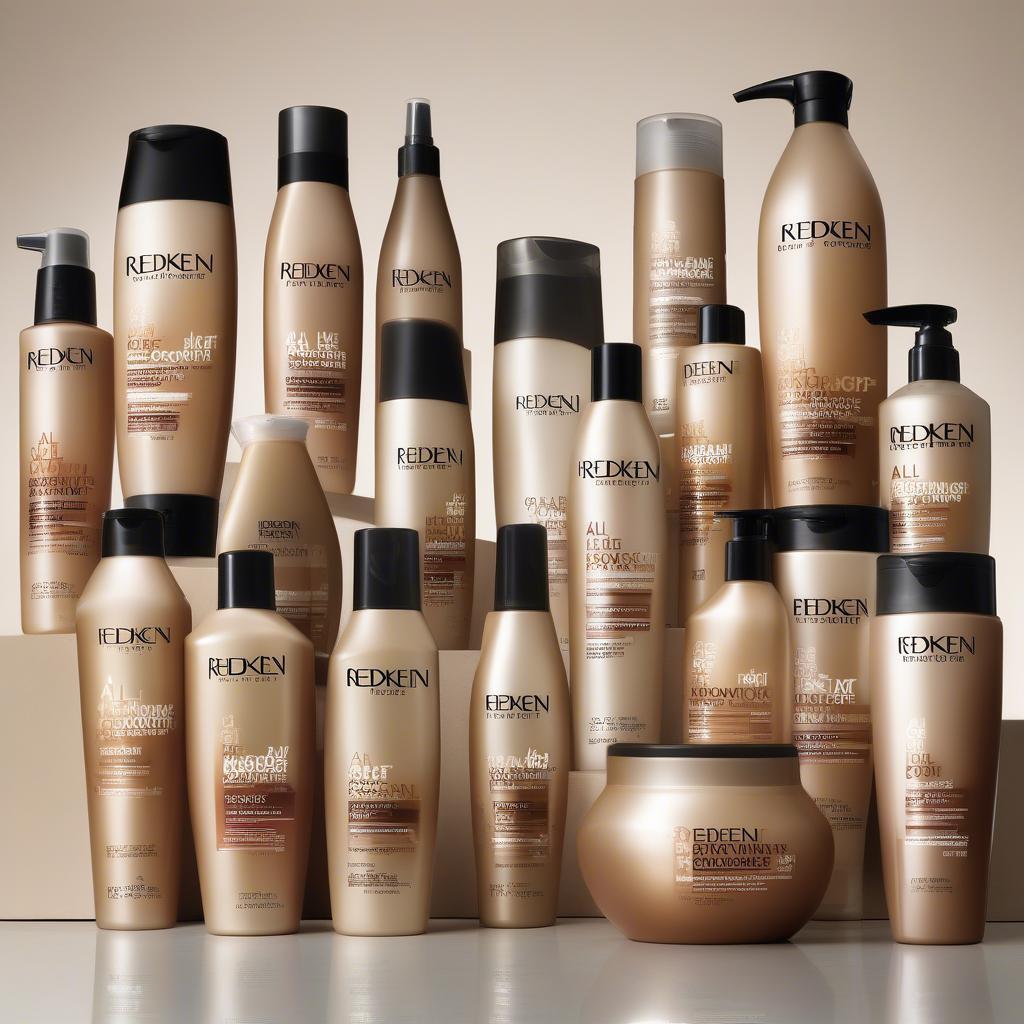 Redken All Soft Product Lineup