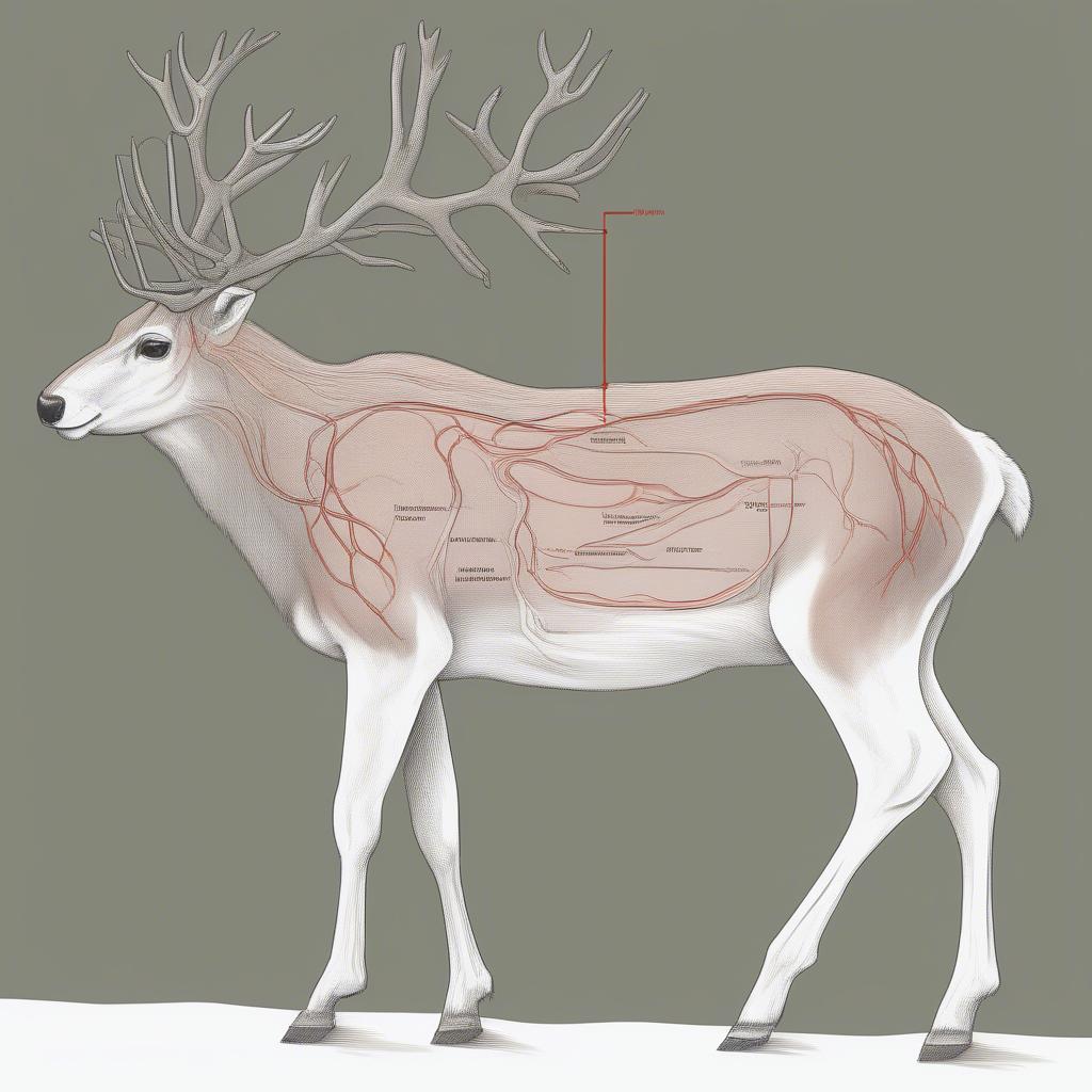 Female Reindeer Anatomy