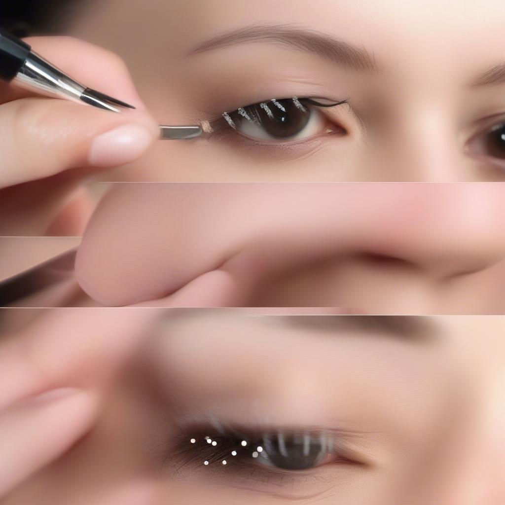 Removing Strip Lashes Correctly