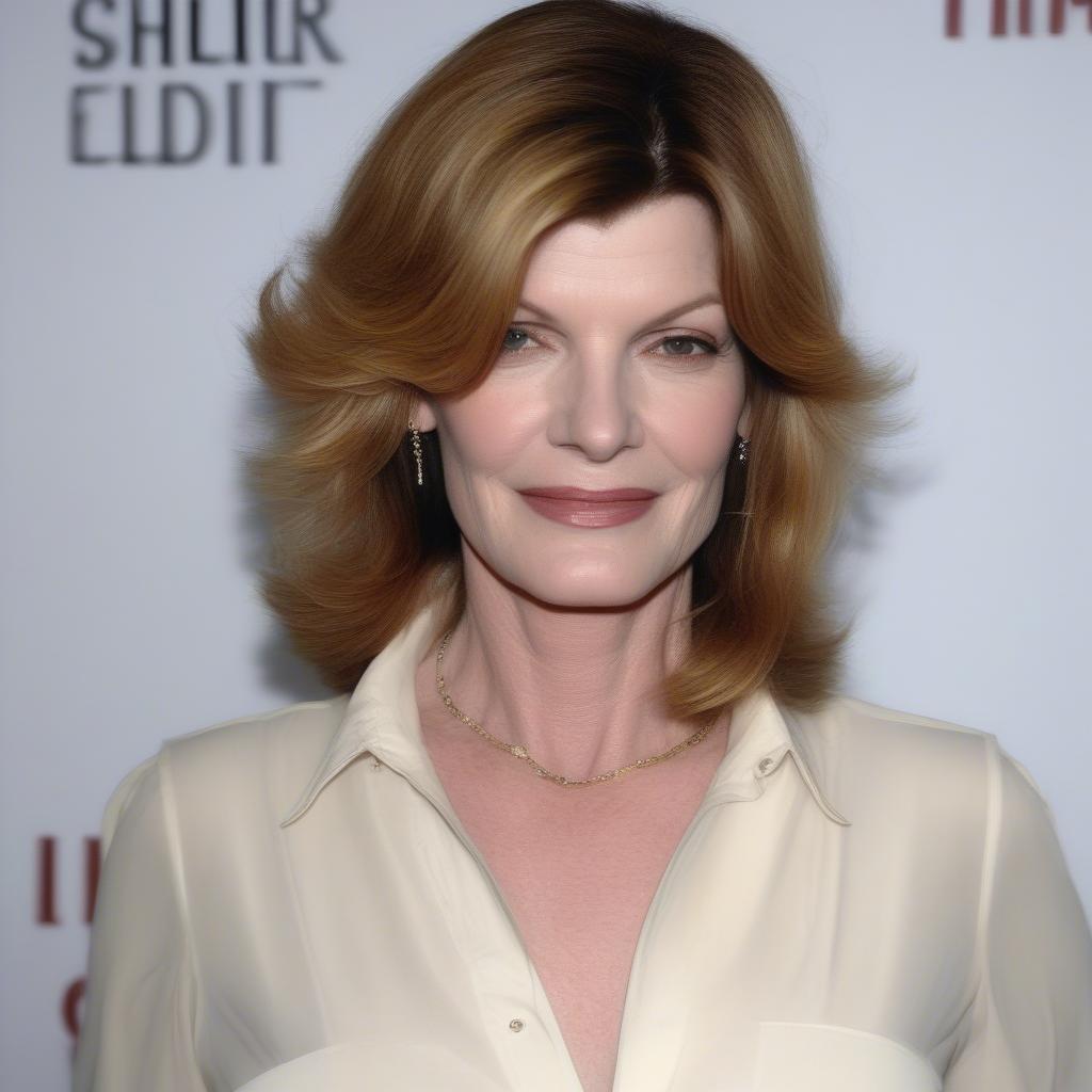 Rene Russo with a Short Hairstyle