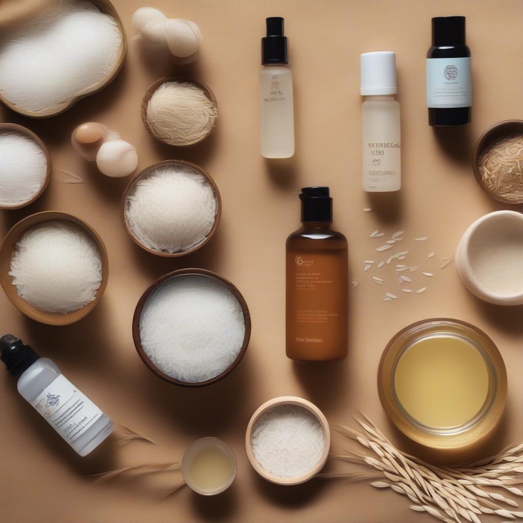 Rice Based Skincare Products